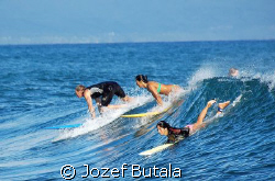 This wave is mine !!!  Hookipa beach Maui,Hawaii by Jozef Butala 